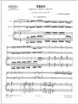 Trio d'après le septuor op. 65 - SAINT-SAËNS - Partition - Trios